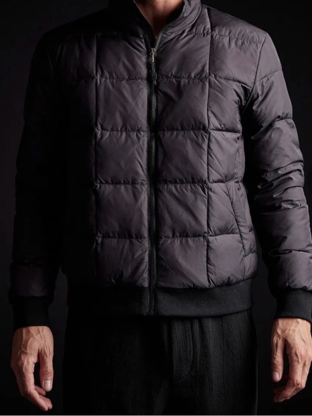 James Perse Yosemite Performance Down Puffer Jacket Black Size 3 (L)